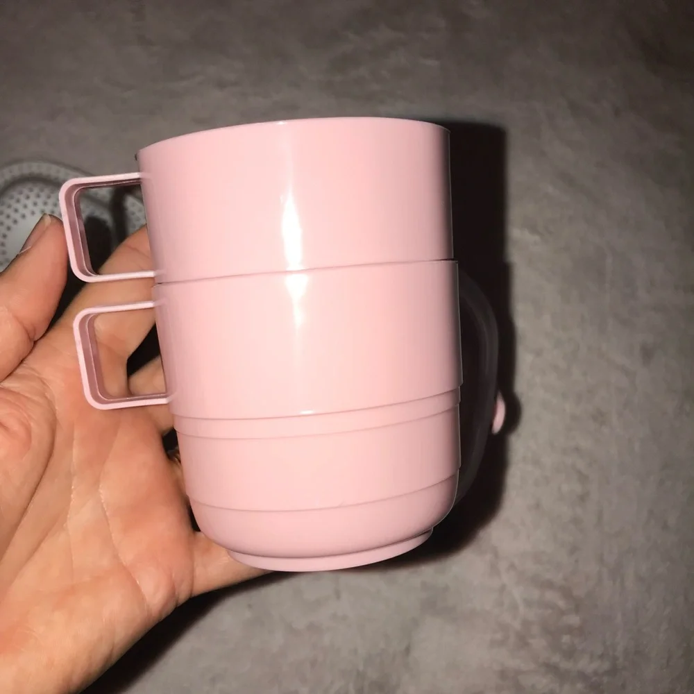 Portable Water Juice Container With Cups for Dining Cafe Picnic New - Picture 11 of 14